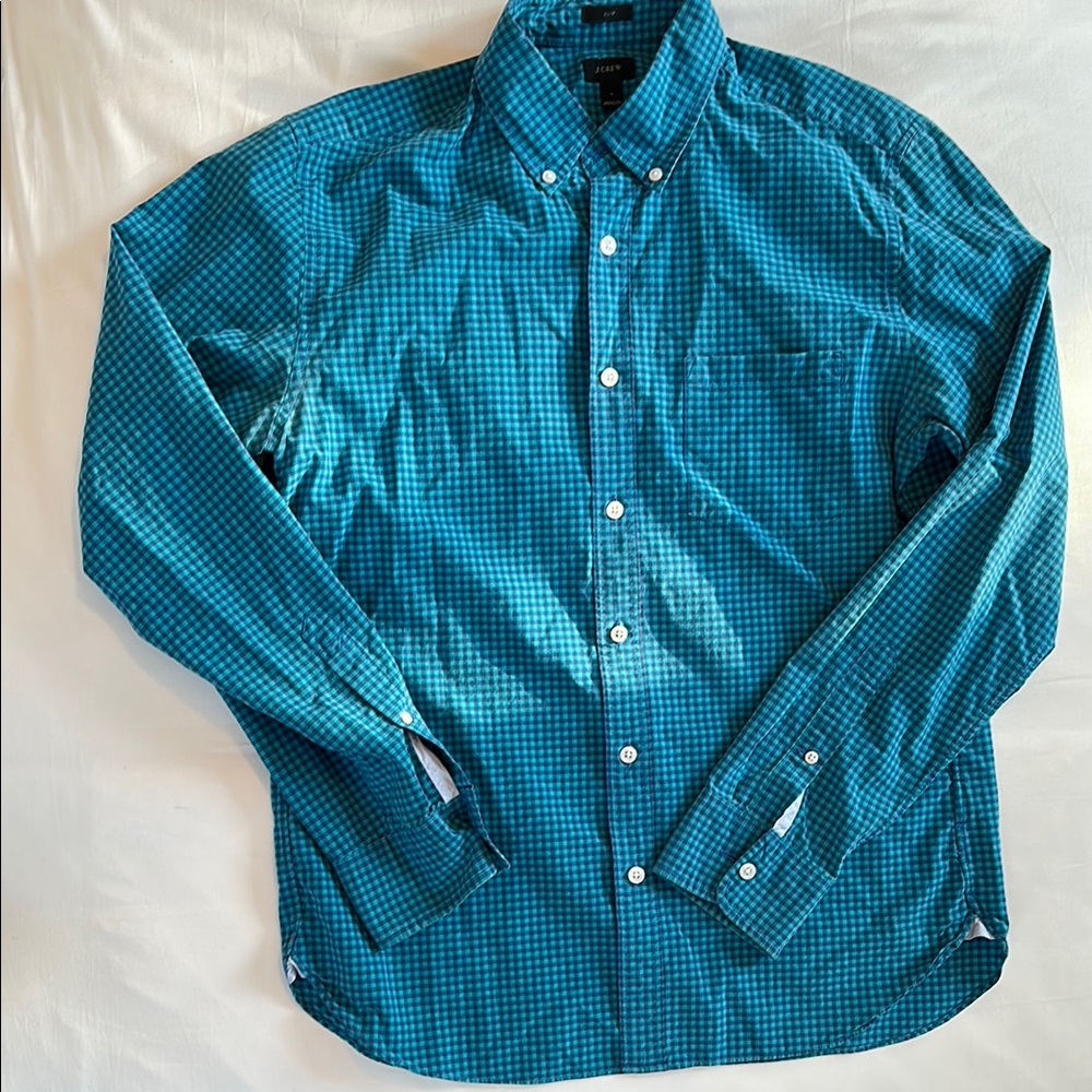 Men's Blue Checkered Shirt